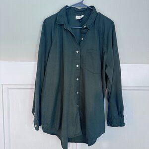 Universal Thread Relaxed Green Button Down Shirt